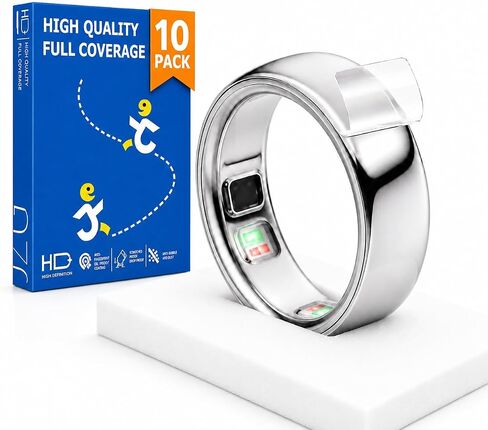 10-Pack Ultra Thin TPU Ring Protector Film for Oura Ring 5 Size 9 in Saudi Arabia