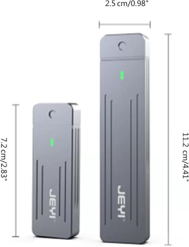 M.2 NVMe SSD Enclosure Expand Your Storage Capacity Small Size Enclosure Fast USB3.2 Enclosures Plug and Use Portable NVMe SSD in Saudi Arabia