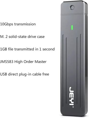 M.2 NVMe SSD Enclosure Expand Your Storage Capacity Small Size Enclosure Fast USB3.2 Enclosures Plug and Use Portable NVMe SSD in Saudi Arabia