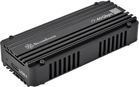 SilverStone Technology SST-MS12B-40G USB4 NVMe SSD Enclosure with Active Cooling in Saudi Arabia