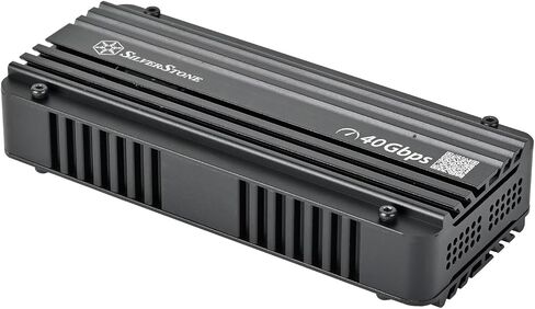 SilverStone Technology SST-MS12B-40G USB4 NVMe SSD Enclosure with Active Cooling in Saudi Arabia
