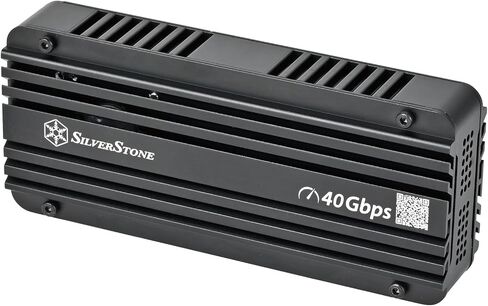 SilverStone Technology SST-MS12B-40G USB4 NVMe SSD Enclosure with Active Cooling in Saudi Arabia