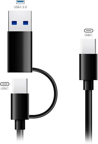 LogiLink UA0439 - حاوية القرص الصلب لمحركات الأقراص الصلبة M.2 NVMe (PCIe) SSD، USB 3.2 Gen 2، حتى 10 جيجابت في الثانية، USB-A+C in Kuwait