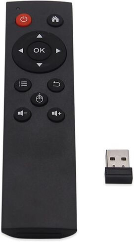 2.4G Air Remote Control with USB Receiver for Lilux for for Android-TV Box PC Air Rechargeable with Keyboard USB Pointer Pc Controller Voice Gyroscope in Saudi Arabia