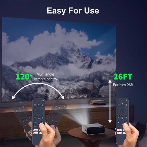 Remote Control for Yaber K3 /K3 pro/ K2s /T2 /T2 Plus, TOPTRO TP3 Projector in Saudi Arabia