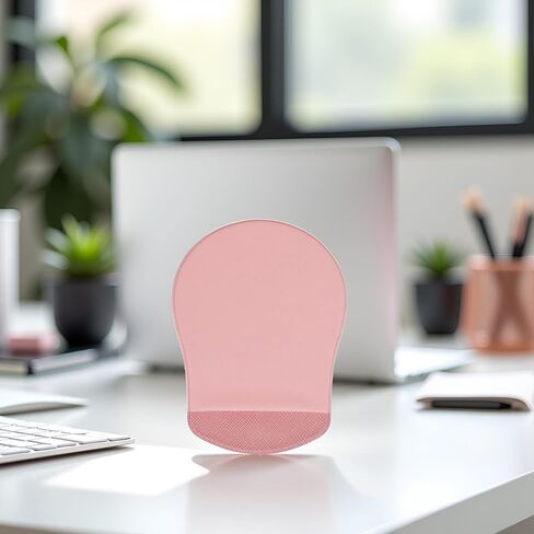 Pink Universal Stick-On Mouse Pouch Holder for Sleevefor Laptop Reusable Adhesive Storage Mouse Holder, Cover Office Worker Mouses Storage Bag for Laptop Pads in Saudi Arabia