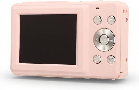 Digital Camera with 1080P, 2.4 Inch Display, Compact Point and Shoot, 16X Zoom, Portable for Beginners, Kids (Black) in Saudi Arabia