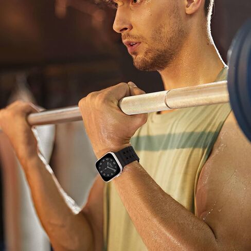 Sport Bands Compatible with Apple Watch Ultra 2 1 Band 49mm 45mm 44mm 42mm, Sport Soft Silicone Adjustable Replacement Bands Straps Wristbands for iwatch Ultra Bands in Kuwait