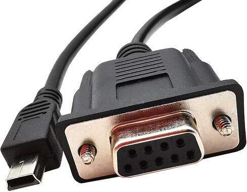 1.8m USB2.0 Male to RS232 DB9 9 Pin Female Adapter Entension Leads Cable Connector DB9 9pin to USB 5pin USB Port in Saudi Arabia