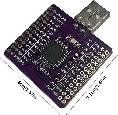 Professional FT2232H Multi-Interface USB Adapter for RS232 / UART/SPI / I2C Data Transfer & Programming Fast Speed Data Transfer USB Module in Saudi Arabia