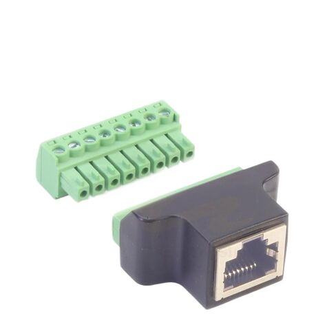Extension Connector RJ45 to 8PIN to 8 Bit Terminal Cable Direct Docking Head(Female) in Kuwait