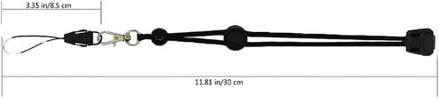 10pcs hand straps for Flashlight Cellphone USB Drive camera wrist strap, Adjustable Hanging Lanyard with Quick Release Buckle Parachute Cord Outdoor for Camera Keys Knife（black) Security Wrist Strap in Kuwait