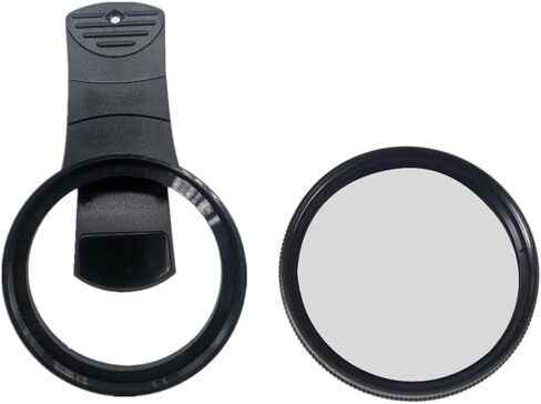 52mm Lens Filter, Portable Circular UV/CPL Polarizer Camera Lens Clip for Mobile Phone Smartphone (Clip with CPL Filter) in Saudi Arabia
