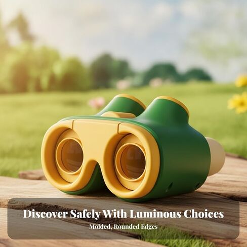 Child-Friendly Toy Binoculars | Gift Box Packaging, Portable, for Outdoor Adventuring, Pretend Play, Kids, Pink in Kuwait