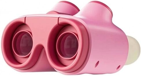 Menolana Child-Friendly Toy Binoculars | Effortless Viewing, Impact-Resistant, for Outdoor Adventuring, Kids, Pink in Saudi Arabia
