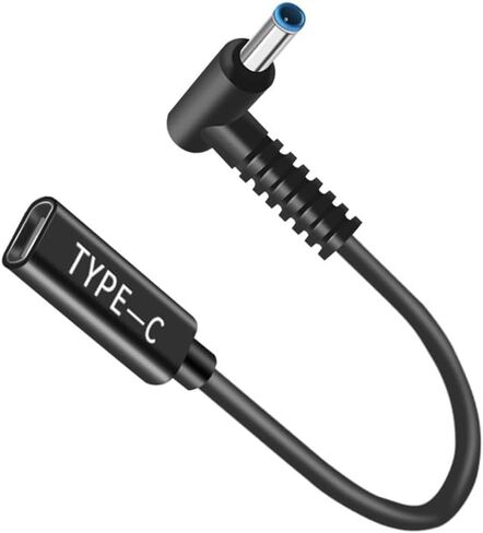 100W USB C Laptop Charge Adapter 4.0x1.7mm 20v Cable, Male to DC Female 12V 19V 20V Adapter, USB C to 4.0x1.7mm Adapter Made for Lenovo Ideapad Yoga Laptop Series in Saudi Arabia