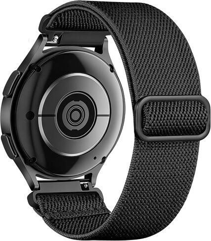 Stretchy Nylon Band Compatible with Samsung Galaxy Watch 9 8 Band 40mm 44mm and Watch 8 Classic 46mm, Adjustable Breathable Printed Elastic Loop Sport Replacement Strap for Women Men in Kuwait