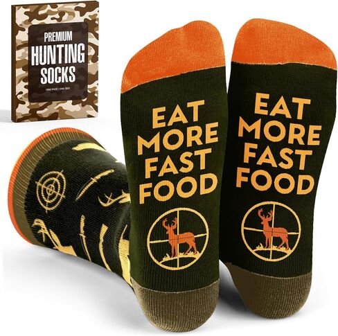 Hunting Gifts For Men - Gifts For Hunters, Deer Hunting Gift, Fun Socks in Saudi Arabia