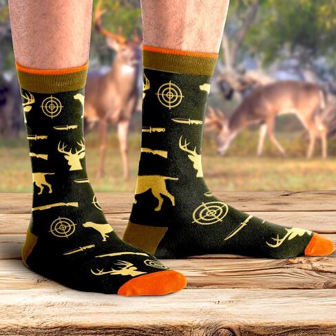 Hunting Gifts For Men - Gifts For Hunters, Deer Hunting Gift, Fun Socks in Saudi Arabia