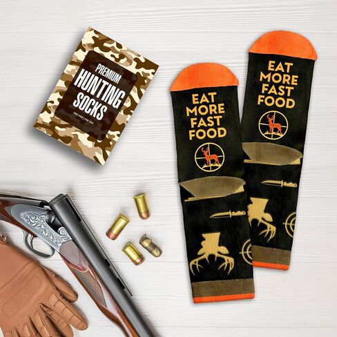 Hunting Gifts For Men - Gifts For Hunters, Deer Hunting Gift, Fun Socks in Saudi Arabia