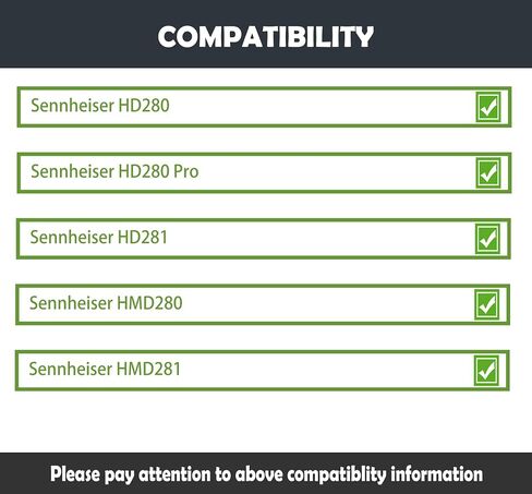 HMD280 Headband Cushion Replacement for Sennheiser HMD280 HMD281 /HD280 HD280-Pro Headphones Ear Cushions with Durable Fabric in Kuwait