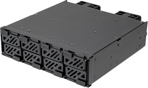 SilverStone Technology FSM08B-MS 5.25" to 8-Bay M.2 SSD Internal Drive Enclosure, SST-FSM08-MS in Saudi Arabia