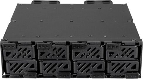 SilverStone Technology FSM08B-MS 5.25" to 8-Bay M.2 SSD Internal Drive Enclosure, SST-FSM08-MS in Saudi Arabia