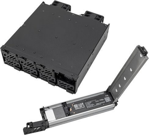 SilverStone Technology FSM08B-MS 5.25" to 8-Bay M.2 SSD Internal Drive Enclosure, SST-FSM08-MS in Saudi Arabia
