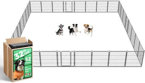 FXW Aster Dog Playpen Designed for Yard, 24" H, 16 Panels in Saudi Arabia