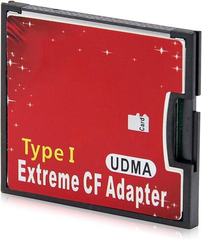 Micro-SD TF to Card Adapter Micro-SD to Compact Type I Memory Card Reader Converter / / Memory in Saudi Arabia