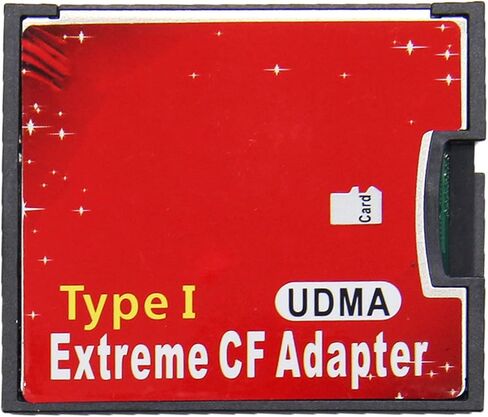Micro-SD TF to Card Adapter Micro-SD to Compact Type I Memory Card Reader Converter / / Memory in Saudi Arabia