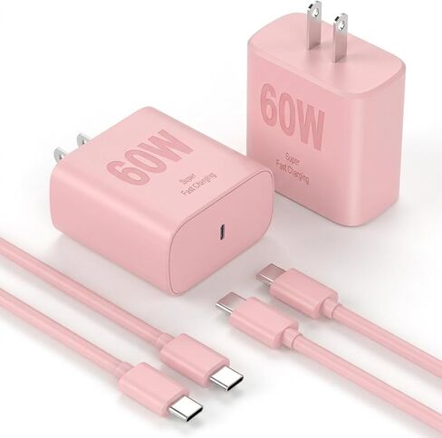60W Super Fast Charger Samsung Charger Android Phone Chargers,2Pack USB C Charger Fast Charging Block & 10FT USB C Cable Cord for Samsung Galaxy S26 Ultra/S26/S26+/S25 Ultra/S25/S24/S23/S22 Ultra/S20 in Saudi Arabia