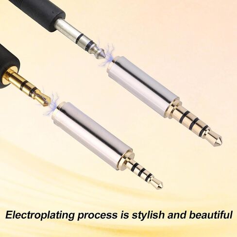 2pcs 2.5mm to 3.5mm & 3.5mm to 2.5mm Stereo/Mono Audio Adapters in Saudi Arabia