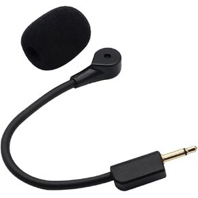 Microphone for Headse 6pcs Mic Replacement for Wireless Headset 3.5mm Detachable Microphone with Foam in Saudi Arabia