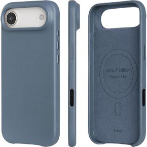 LONLI Edition for iPhone 18 Pro Case, Italian Full Grain Leather, Black in Saudi Arabia