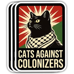 VOTANTA (10 Pcs, 3 inch) - Free Palestine Stickers Pack, I Stand with Palestine Sticker, Stop The Genocide Decals, Support Palestinian Decal Gifts Decoration for Laptops, Phones, Water Bottles in Saudi Arabia