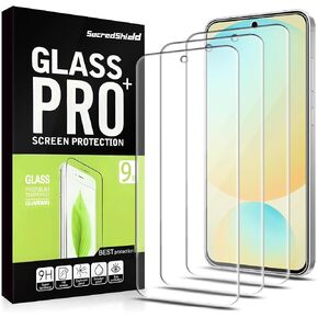 [3-Pack] Screen Protector for Samsung Galaxy S24 FE 5G Tempered Glass, 9H Hardness, Bubble Free, Easy to Install in Saudi Arabia