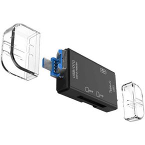 Universals USB C SDTF SDXCs MicroSDs Card Reader OTGs Supported for Fast Data Transfer Memory Card Reader in Saudi Arabia