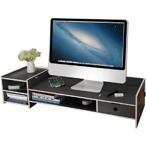 Computer Stand Display Heightening baseComputer Stand Table Keyboard Base Desktop Storage Display Heightening in Saudi Arabia