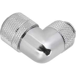 Jiawu G1/4 Water Cooling Fitting, 90° Right Angle Elbow (Silver) in Kuwait