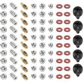 85PCS Computer Repair Screw Kit For Motherboard Fan For Power Supply Graphics Card Carbon Steel Hardware Set With Multiple Sizes For M3 For M3.5 For PC Maintenance in Saudi Arabia