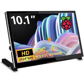 WIMAXIT 10.1" Raspberry Pi Touch Screen Portable Monitor, 1024X600 IPS Mini Small HDMI Display for Raspberry Pi 5 4 3 2 Zero B+ Model B Xbox PS4 iOS Windows 7/8/10, No Driver Required in Saudi Arabia