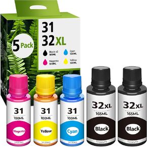 32xl Black Ink Bottle 31 Smart Tank 5101 6001 5000 7602 7301 Ink Refill in Saudi Arabia