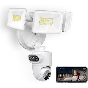 Onforu 360° Auto Tracking Dual-Lens Security Floodlight Camera Outdoor, 4MP in Kuwait