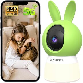 Indoor Security Camera with Nightlight, 5MP 2.5K WiFi Home Security Camera in Saudi Arabia