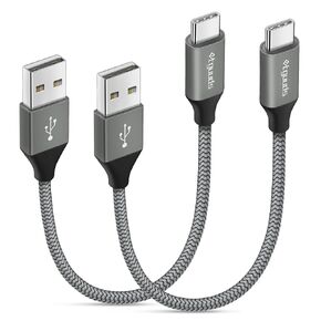 etguuds USB to USB C Cable 0.5ft, 2-Pack USB A to USB C Charger Cord Type C in Saudi Arabia
