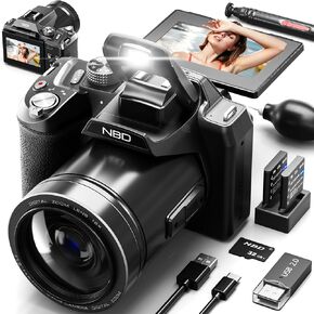 8K 64MP Digital Camera for Photography, Professional Camera(Black) in Saudi Arabia