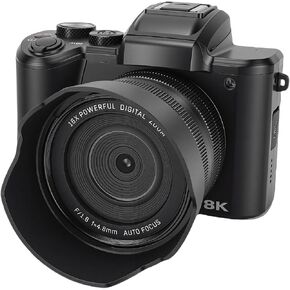 Aoresac 8K Digital Camera 88MP Dual Lens WiFi Webcam 16X Zoom in Kuwait