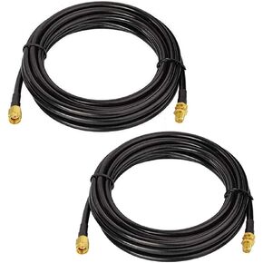 CORONIR 16ft Low Loss WiFi SMA Coaxial Extension Cable RG58 Cable RP SMA Male to Female Connector for Wireless LAN Router Bridge Other WiFi External Antenna Equipment in Saudi Arabia