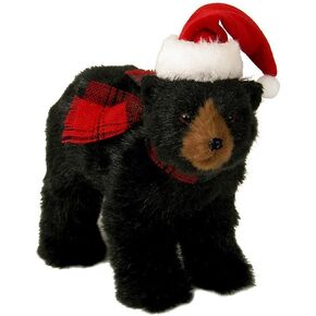 The Carolers Byers Choice Black Bear with Santa Hat in Saudi Arabia